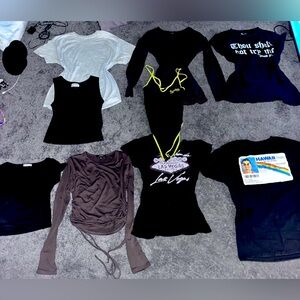 womens medium sized tops and t shirts for sale!! bundle of 9 for $10